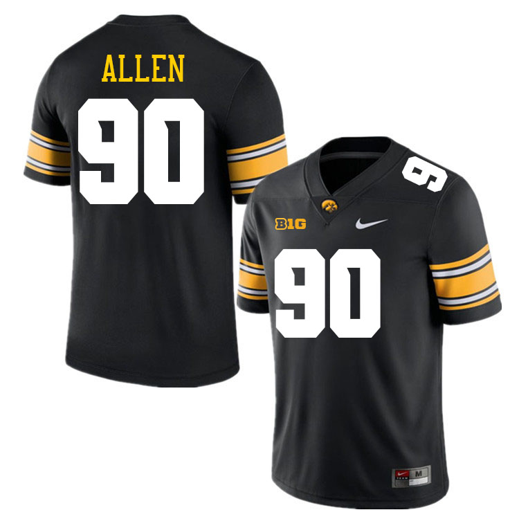 Brian Allen Iowa Jersey,University Of Iowa Hawkeyes Fotoball Uniforms,Jersey,Gears-Black